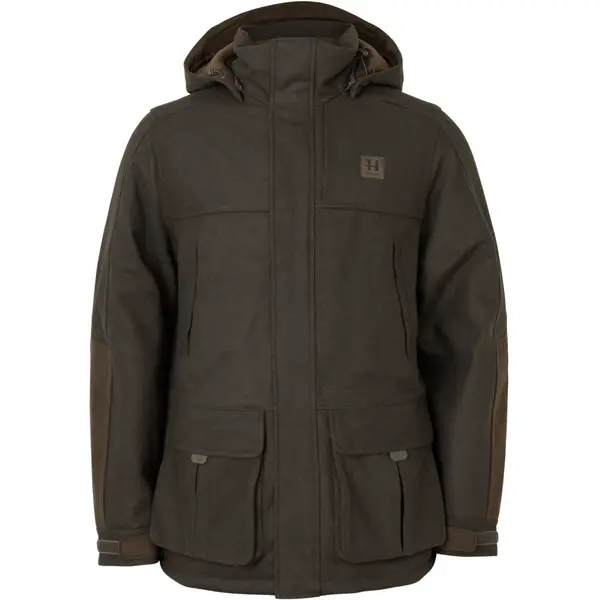 Kodiak CleverWool HSP Fôret Jakke Dark Hunting Green/Shadow Brown
