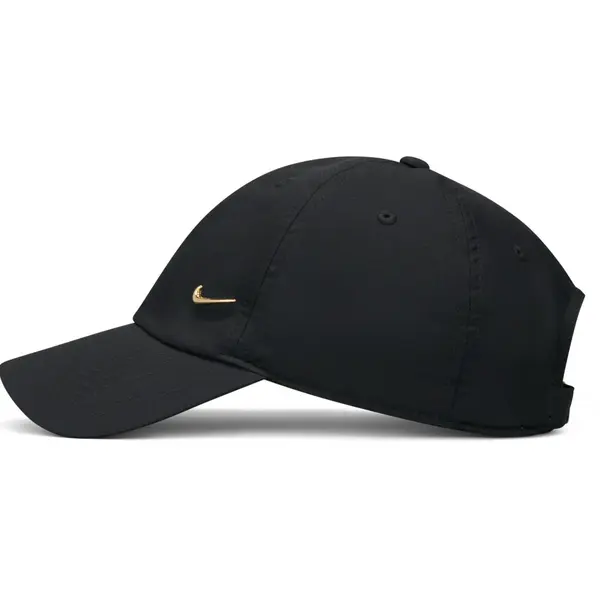 Dri-Fit Club Unstructured Metal Swoosh Cap Black/Metallic Gold