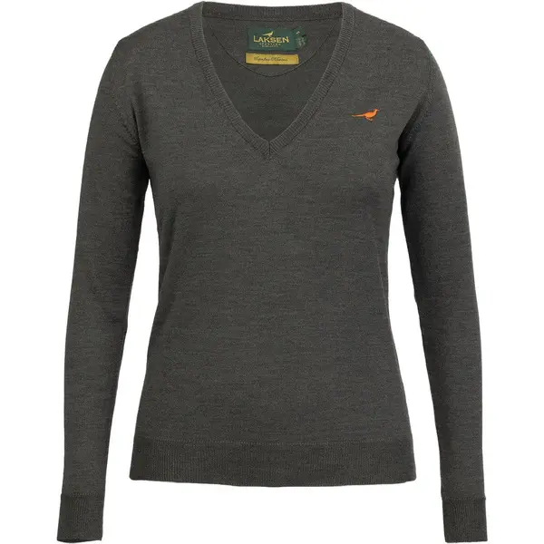 Camilla V-Neck Loden Green