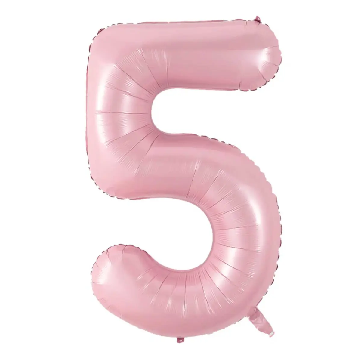 Enorm 102 cm siffer ballong rosa nummer 5 ballong