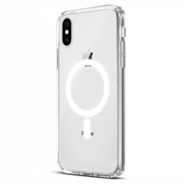 iPhone XS Magnetisk Mobildeksel Magsafe Kompatibelt Gjennomsiktig