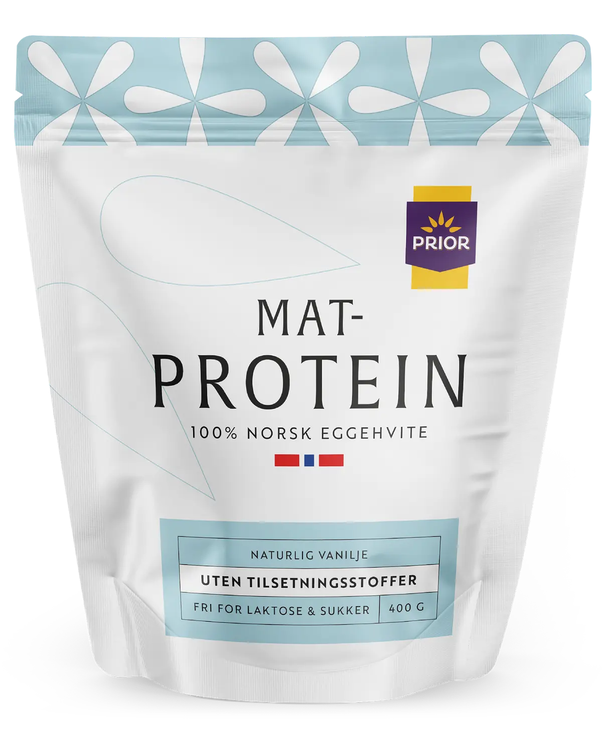 Prior Matprotein pulver vanilje 400 g