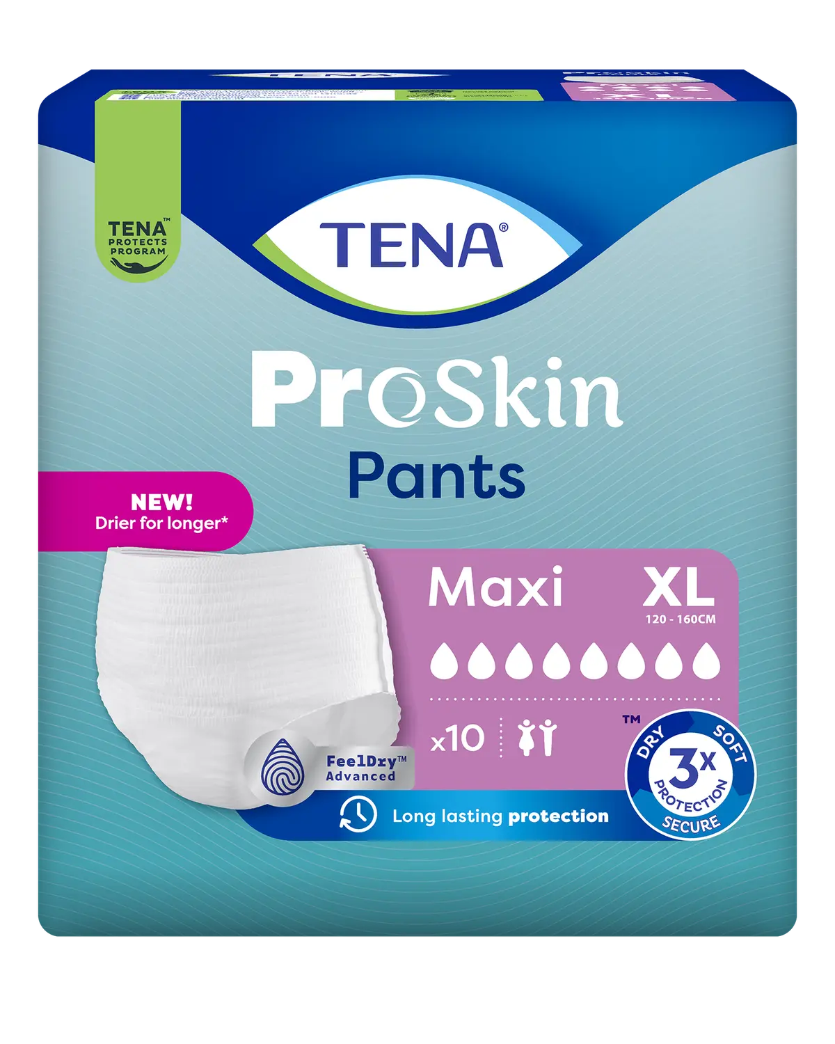 TENA Pants Maxi XL buksebleie 10 stk