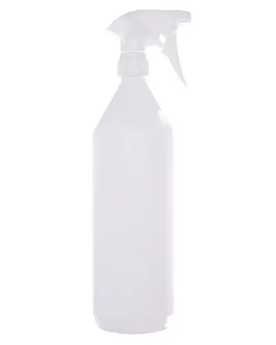 Sprayflaske uten innhold hvit