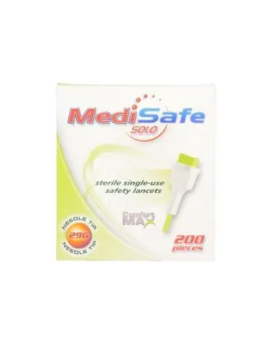 Medisafe solo lansett 29G 200 stk