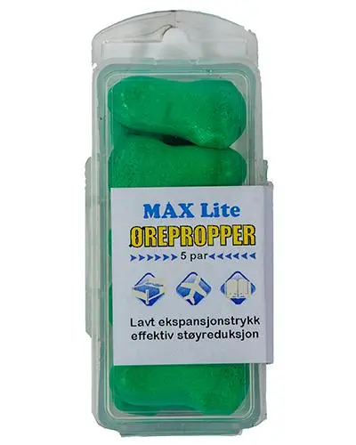 Max Lite ørepropper 5 par