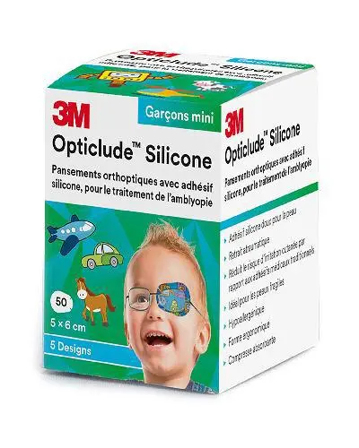 Silicone øyelapper gutt mini 5x6cm