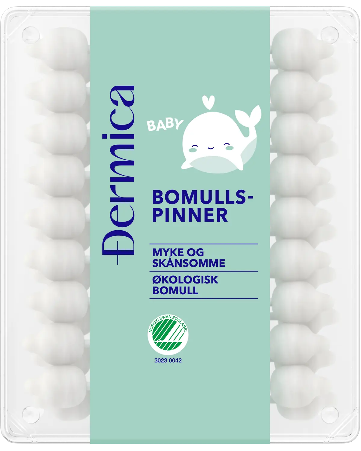 Dermica Baby bomullspinner 60 stk