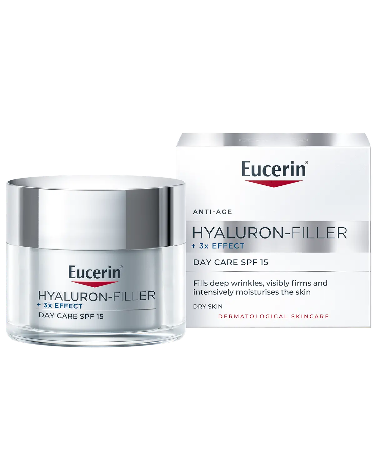 Hyaluron-Filler +3xEffect dagkrem SPF15 tørr hud