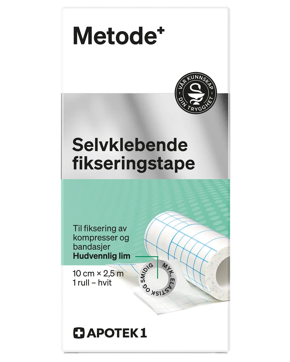 selvklebende fikseringstape 10 cm x 2,5 m