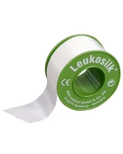 Leukosilk 2,5cmx9,2m uten dispenser 1 stk