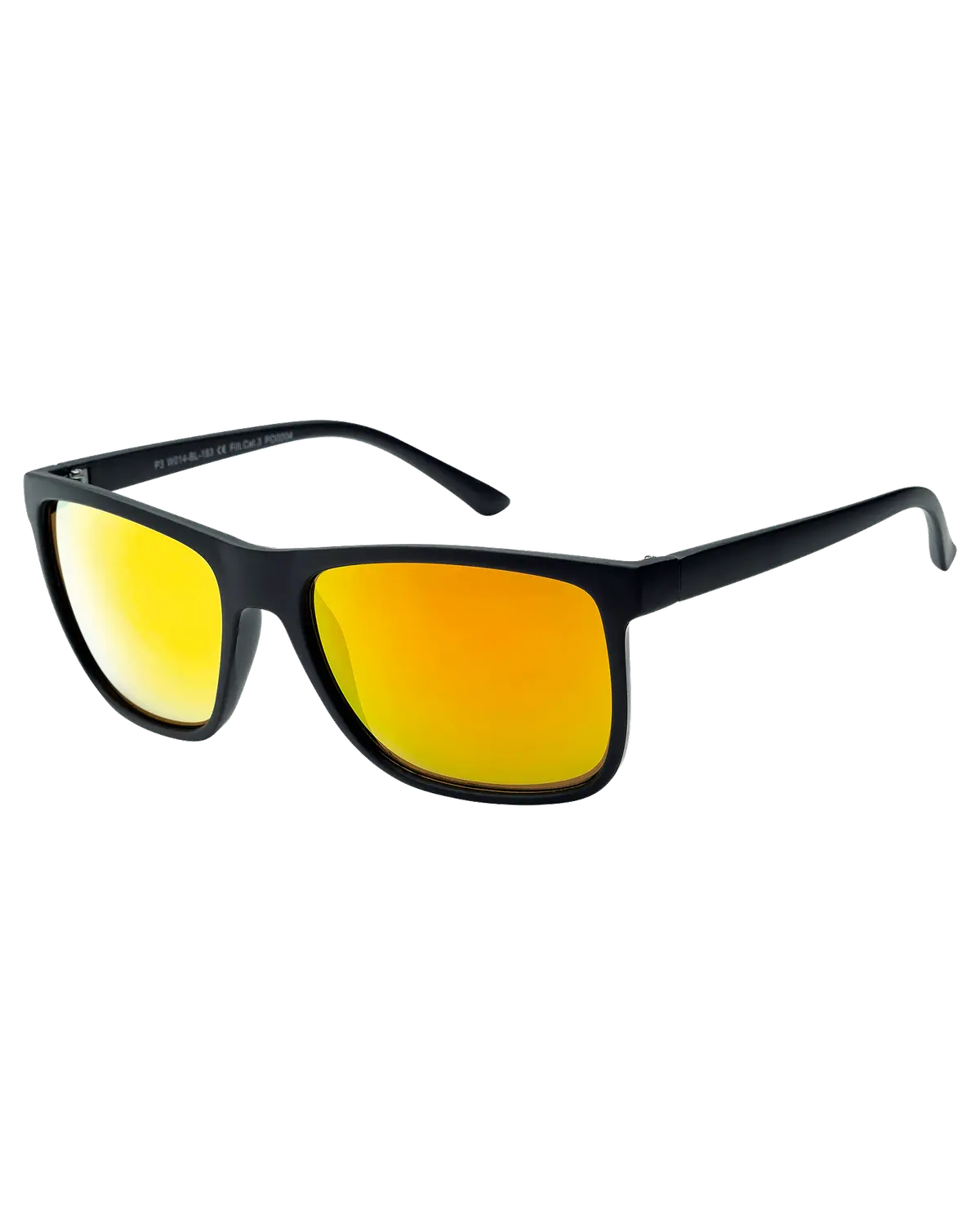 Waye solbrille 014 svart/rød multi 1 stk
