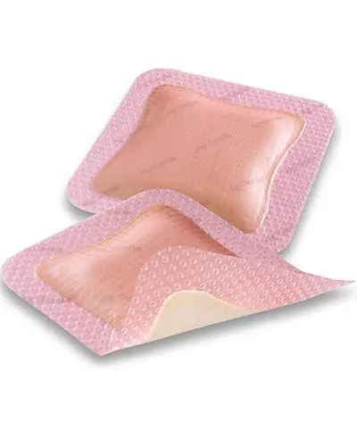 Allevyn Gentle Border Ag skumbandasje sølv 10x10cm 10 stk