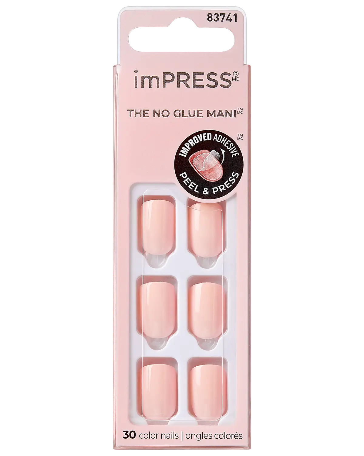 KISS imPRESS Color Pick Me Pink løsnegler 30 stk