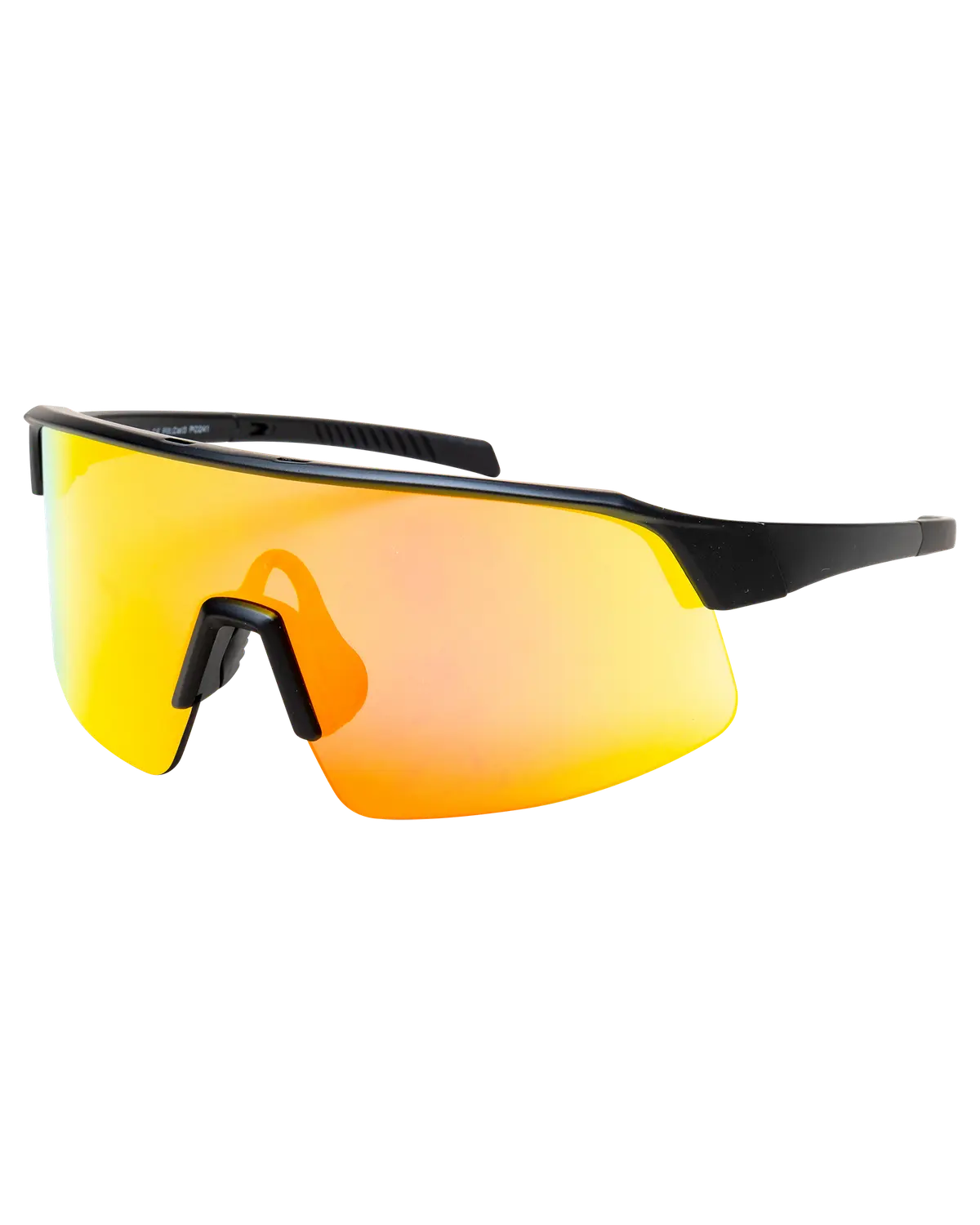 Sport solbrille 078 svart/rød multi