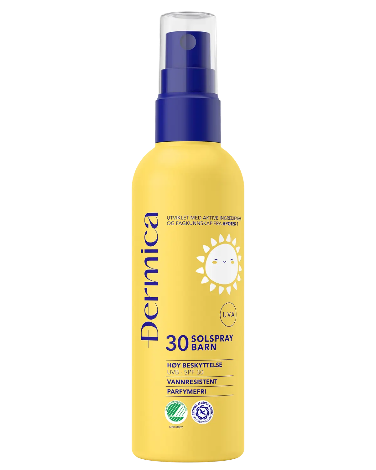Dermica solspray til barn SPF 30 200 ml