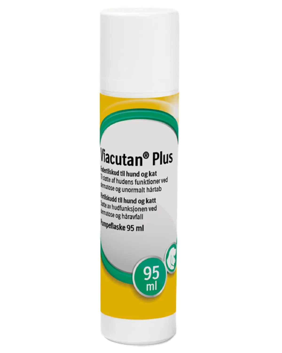 Viacutan Plus pumpeflaske fôrtilskudd hund og katt 95 ml