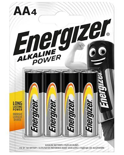 Alkaline Power batterier AA