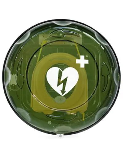 AED veggskap til hjertestarter rund 1 stk