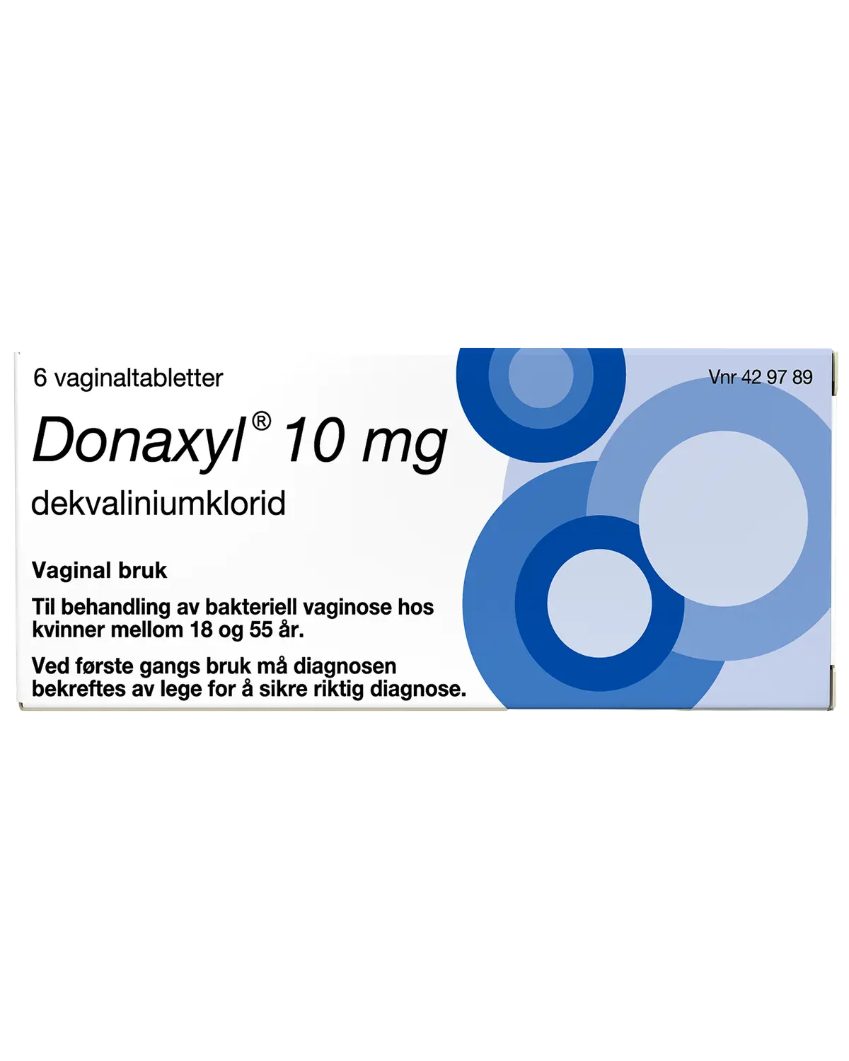 Donaxyl 10 mg vaginaltabletter 6 stk
