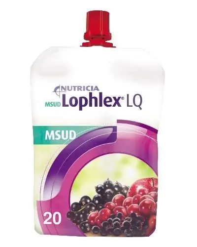 MSUD Lophlex LQ 10 proteinerstatning bær 60x62,5 ml