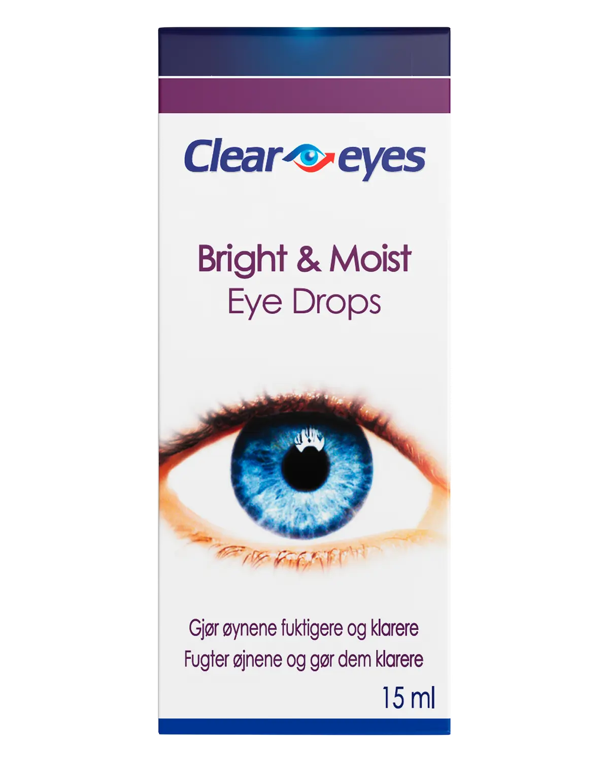 Clear Eyes Bright &amp; Moist øyedråper