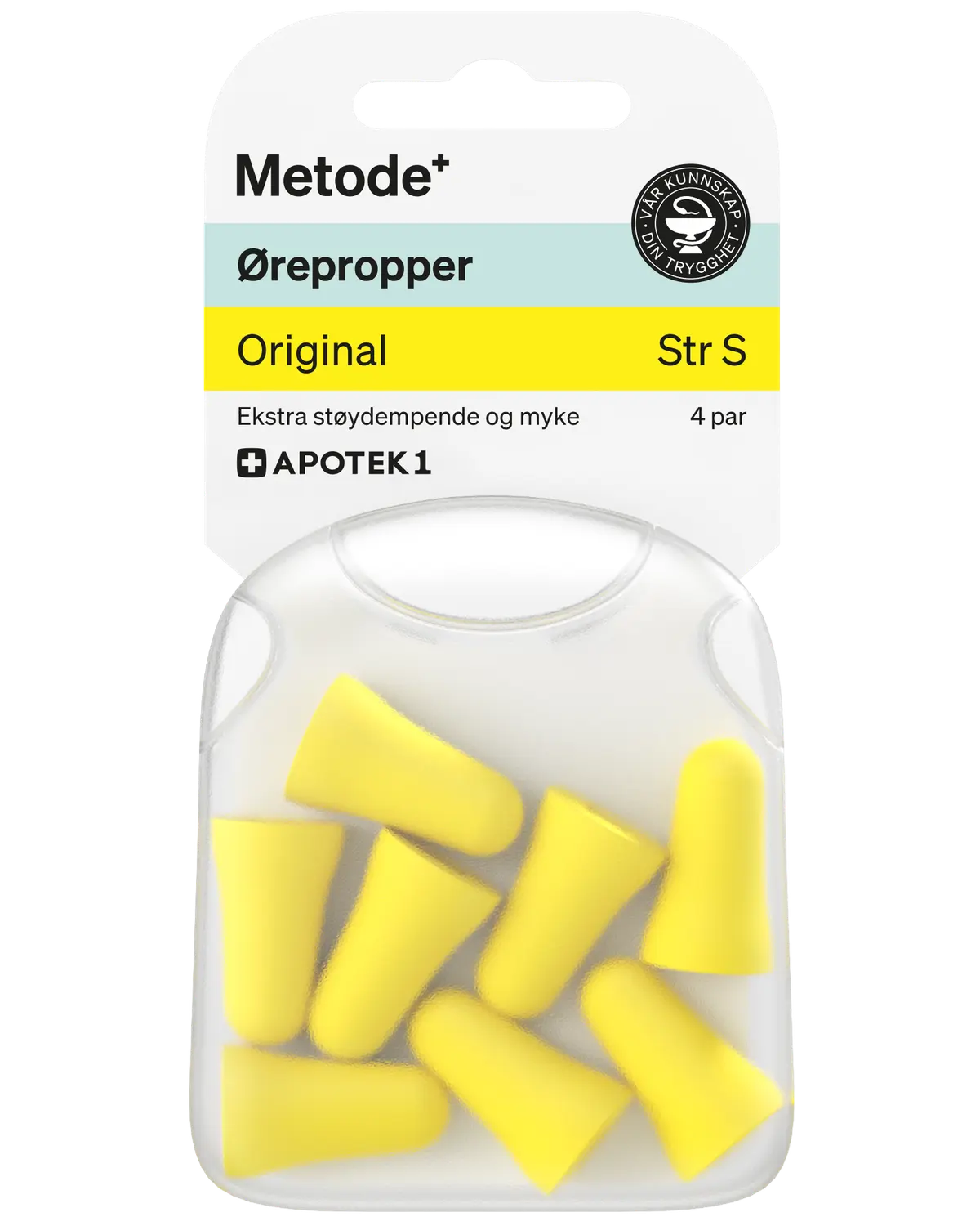 Metode ørepropper original S 4 par