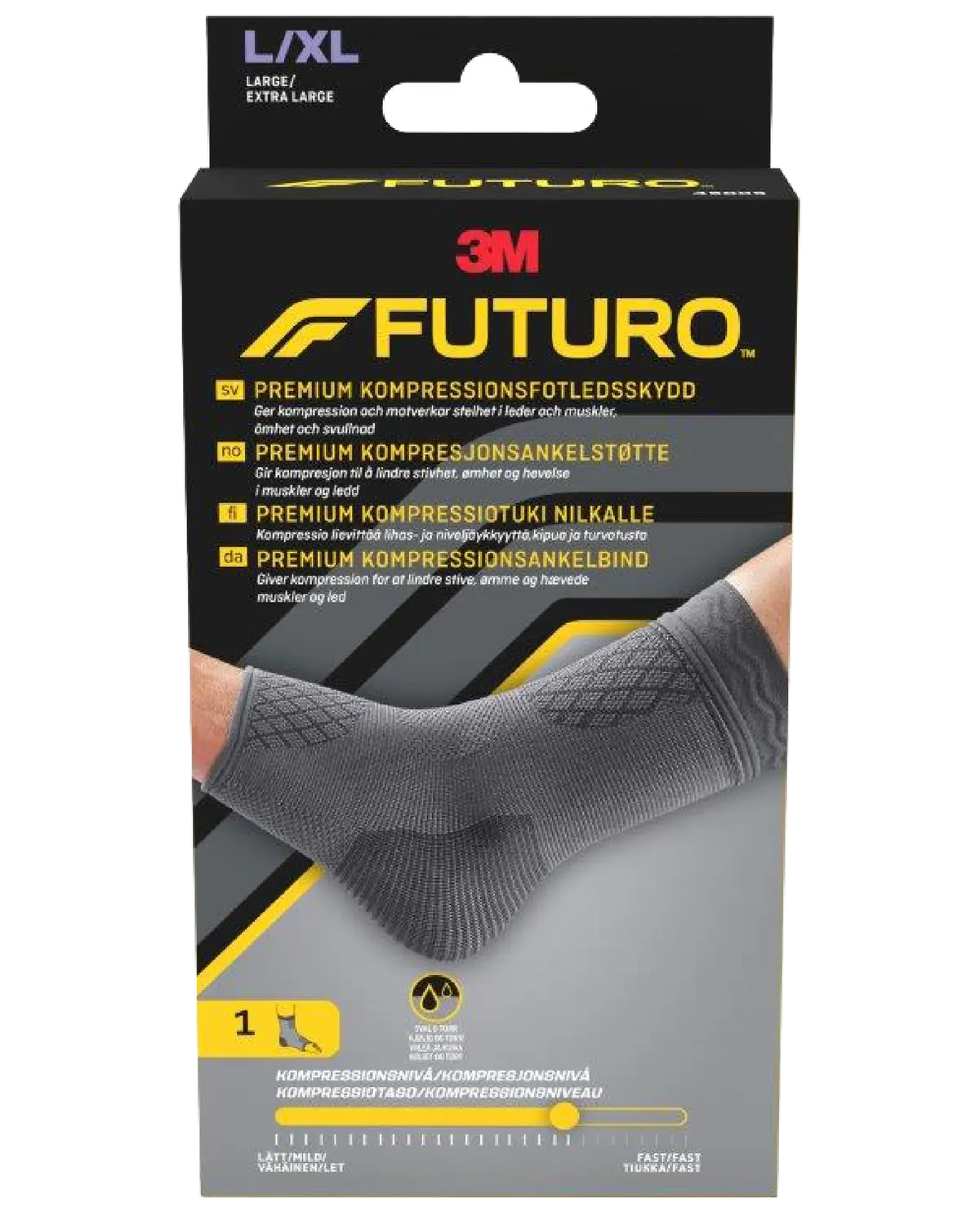 Futuro Premium kompresjonsankelstøtte L/XL 1 stk
