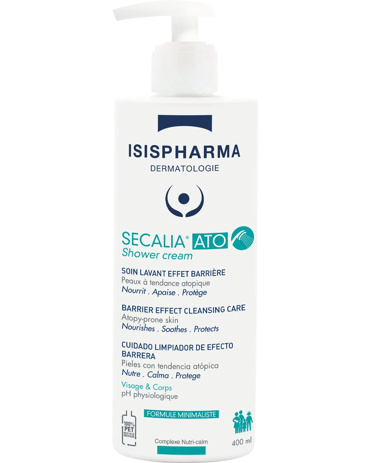 Isispharma Secalia ATO dusjkrem 400 ml