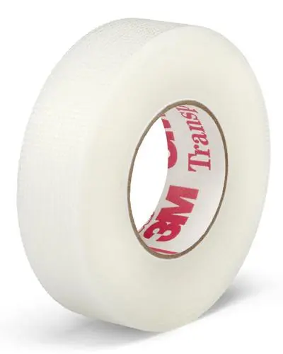 Transpore kirurgisk tape 2,5cmx9,1m 1 stk