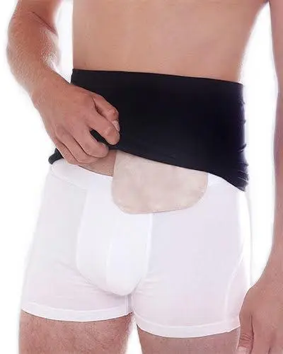 Stomitube fikseringsbelte sort L/XL