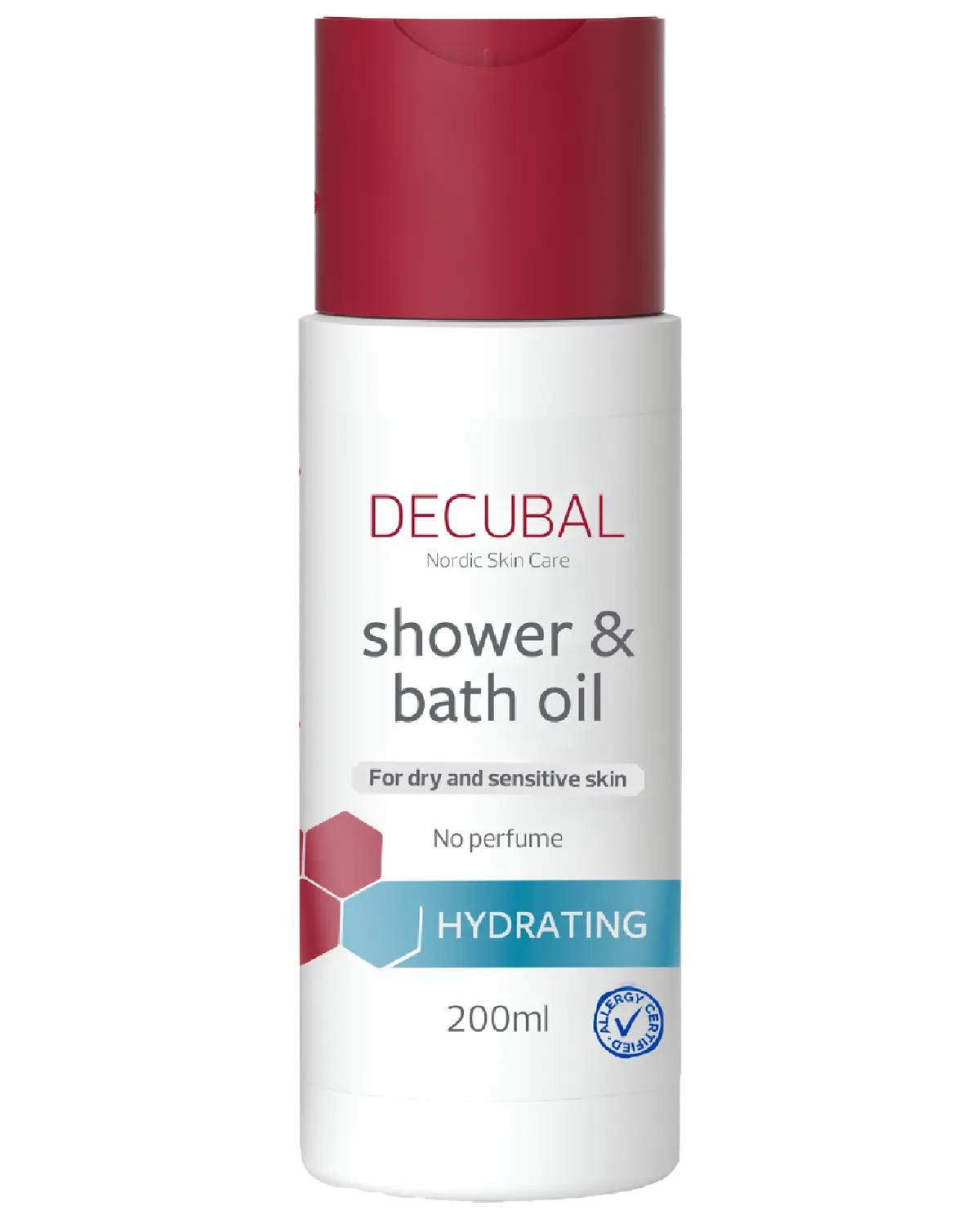 Decubal Hydrating dusj- og badeolje 200 ml