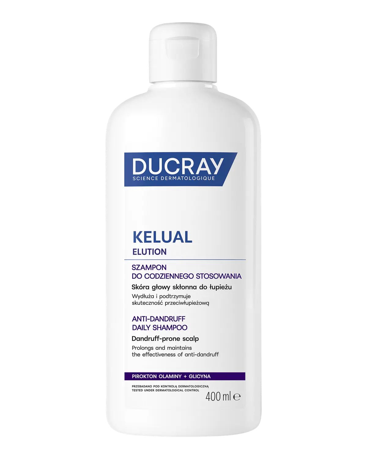 Ducray Kelual Elution sjampo til vedlikehold 400 ml