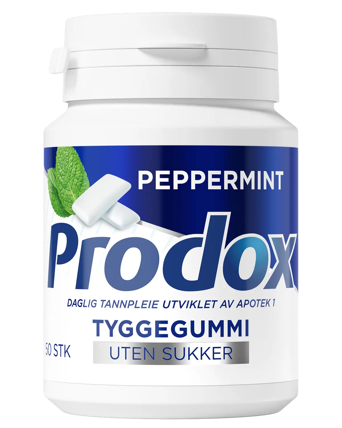 Prodox tyggegummi peppermint 50 stk