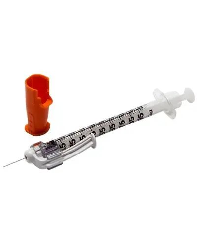 insulinsprøyte m/sikkerhetsmekanisme 0,5mlx13mm