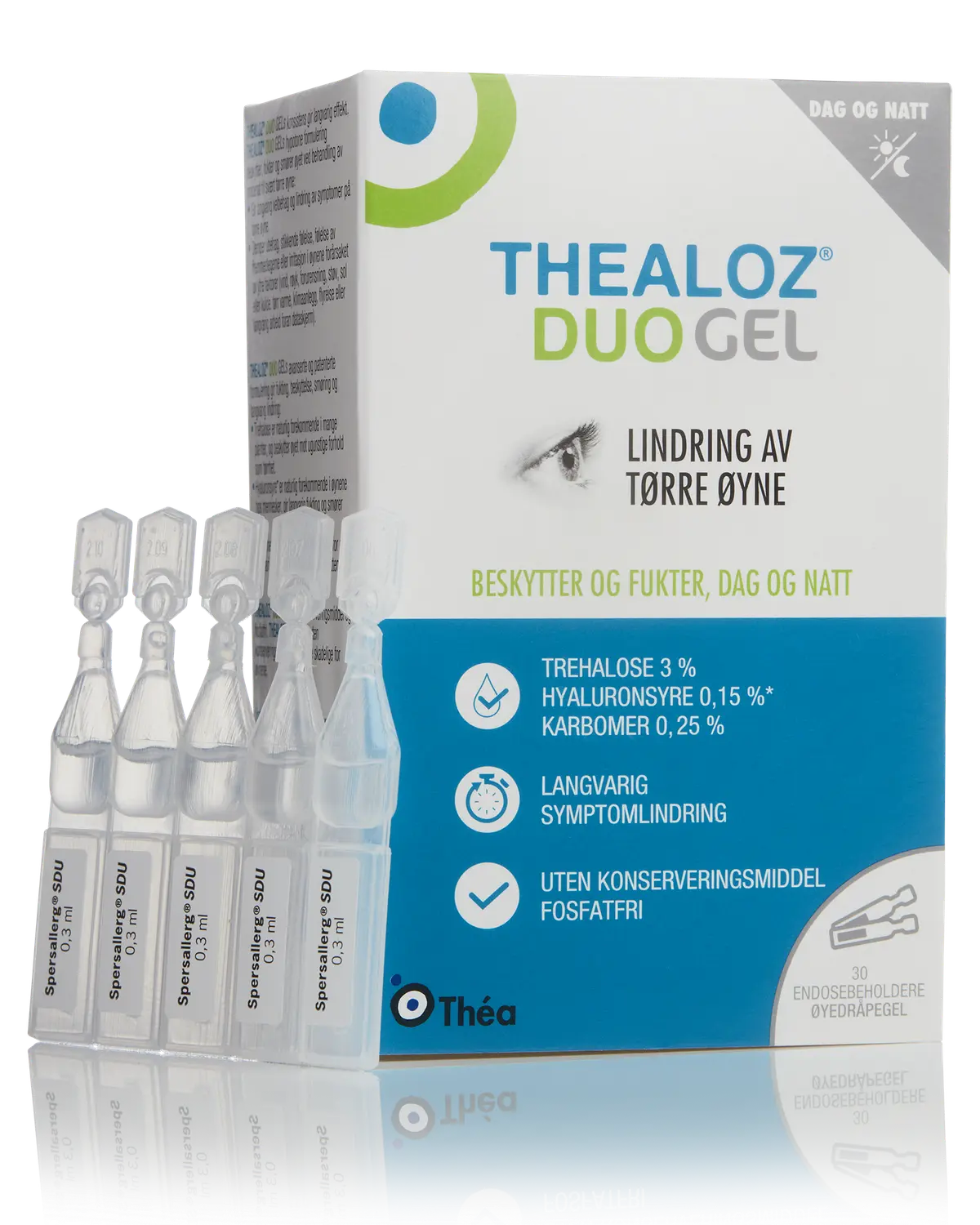 Thealoz Duo øyegel endosebeholdere 30x0,4 g