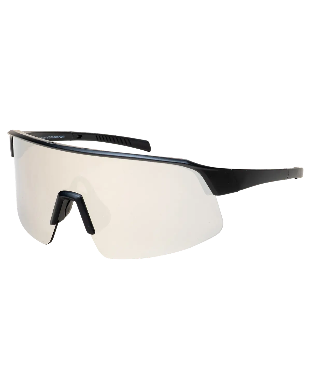 Waye Sport solbrille 078 svart/sølv multi 1 stk