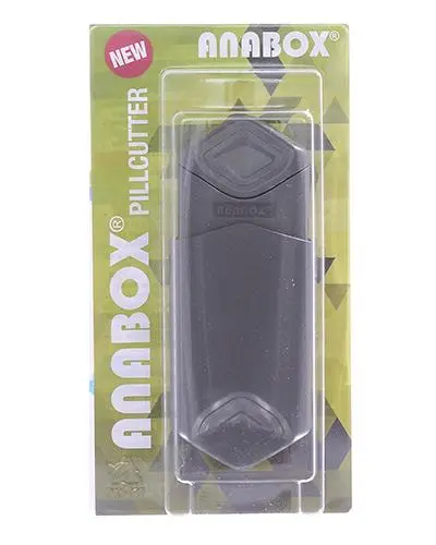 Anabox tablettdeler grå/grønn 1 stk