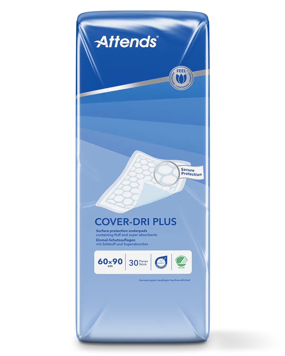 Attends Cover-Dri 60x90cm stol-/sengebeskyttelse 50 stk