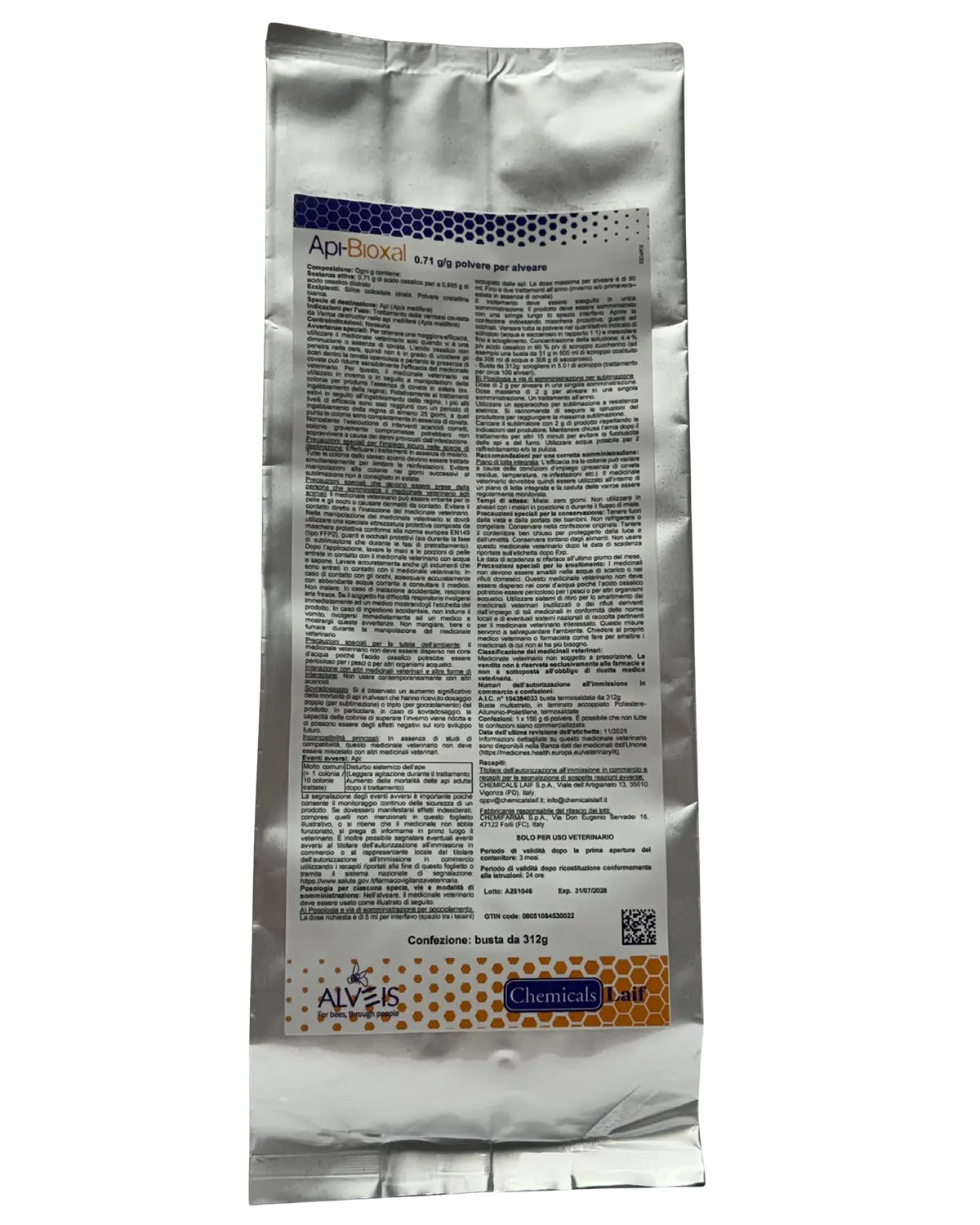 Api-Bioxal 0,71 g/g bikubepulver 312 g