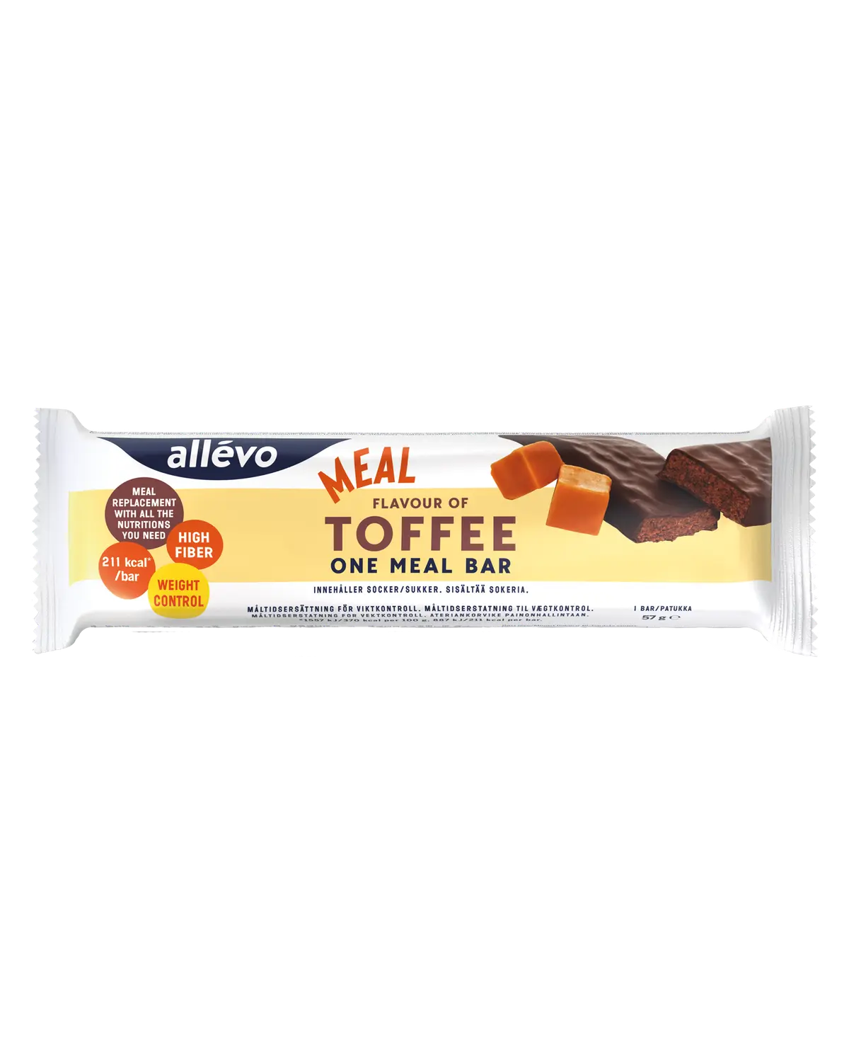 Allévo One Meal bar karamell 57 g
