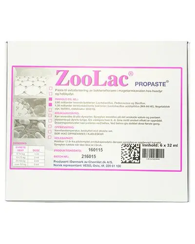 ZooLac Propaste pasta til husdyr og hobbydyr 6x32 ml