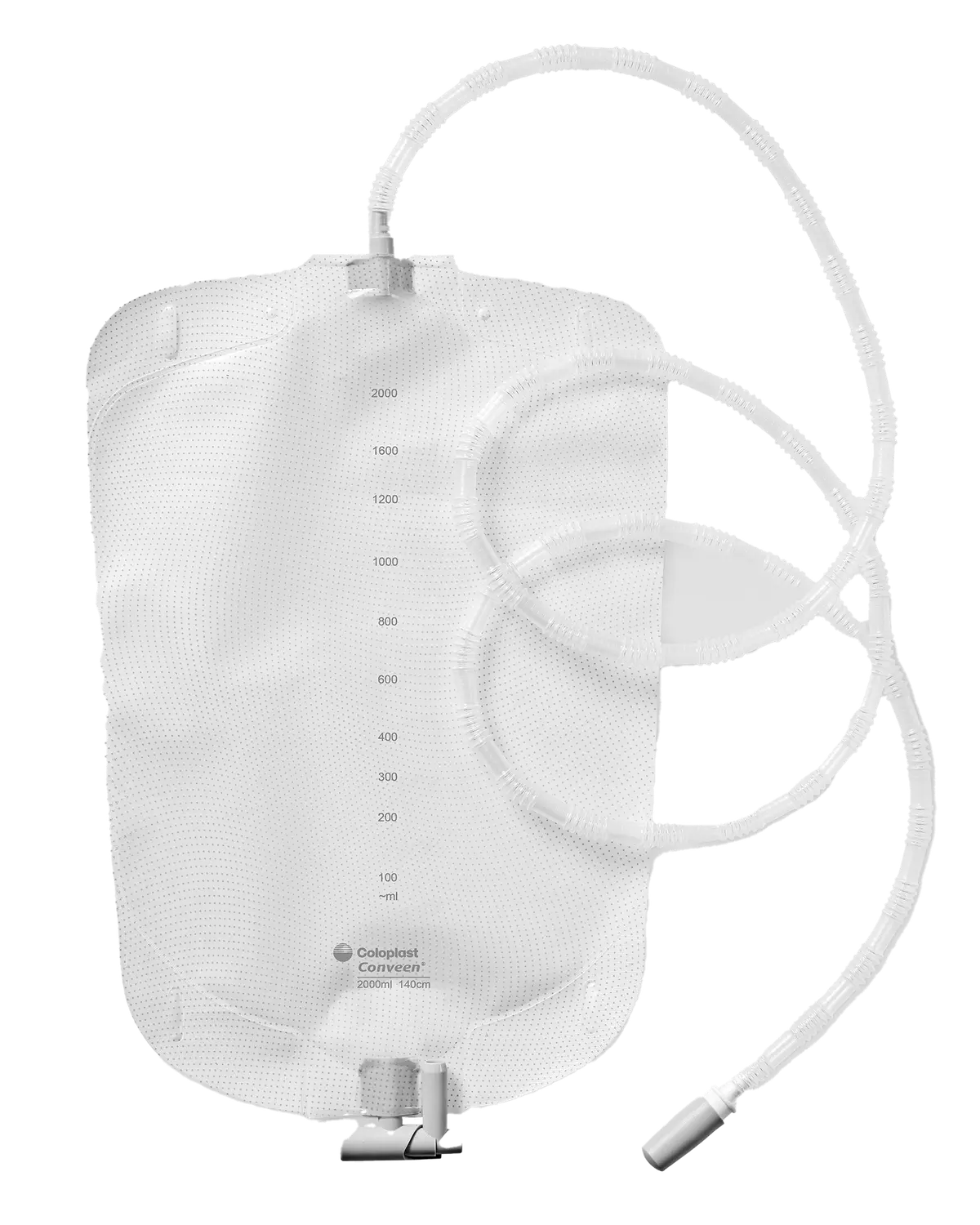 Conveen Security+ urinpose 140 cm slange 10 stk