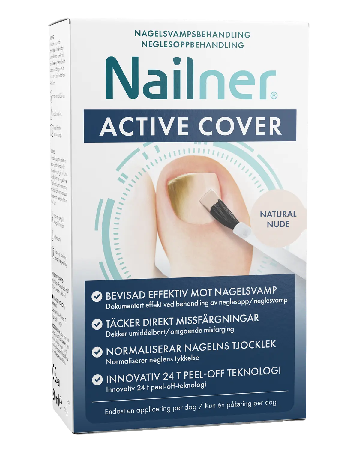 Nailner Active Cover behandling mot neglesopp 30 ml