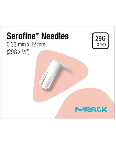 Serofine nål 29GX0,5/0,33X12mm 100 stk