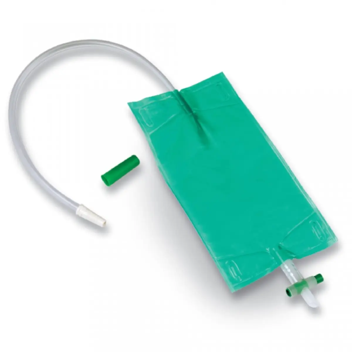 Curion urinpose 0,5l 45cm slange, m/avtappning 25 stk