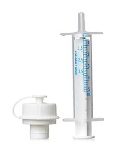 Dropless doseringssprøyte med flaskeadapter 5 ml 1 sett