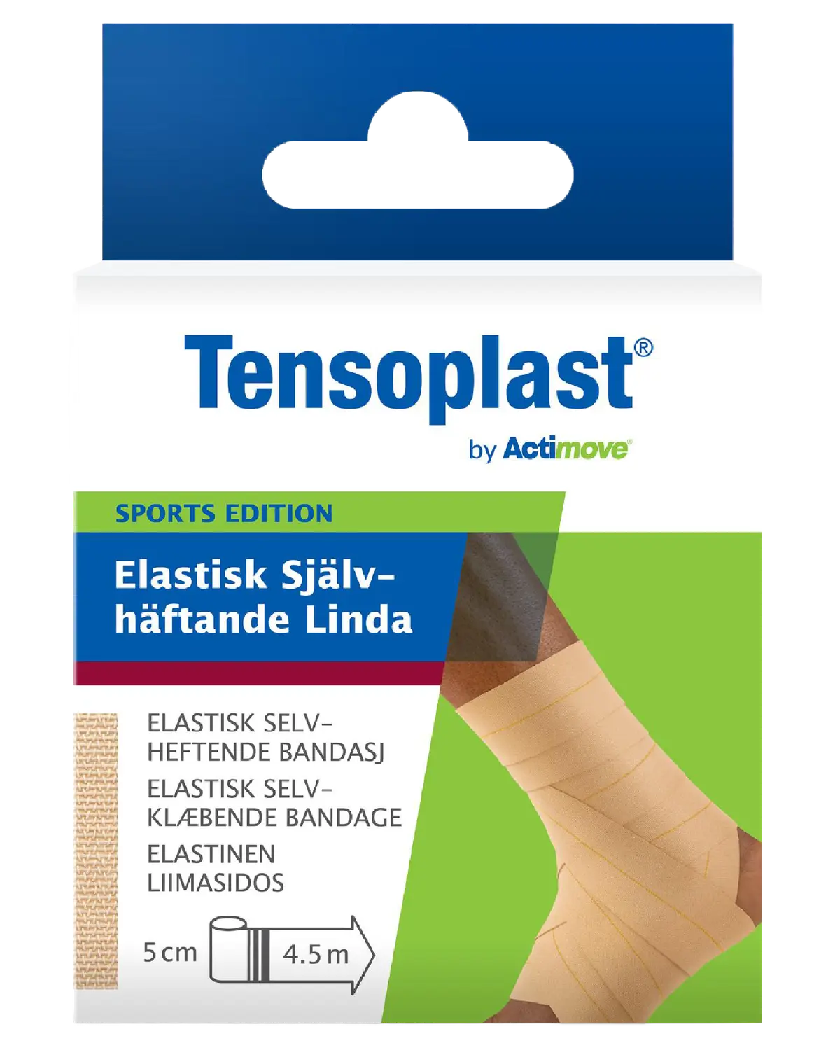 Actimove Tensoplast elastisk bandasje 5 cm x 4,5 m 1 stk