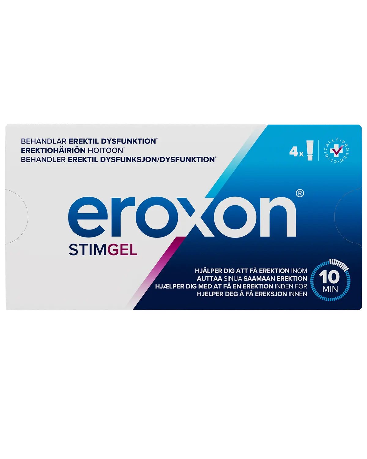 Eroxon Stimgel gel i enkeltdoser 4 stk