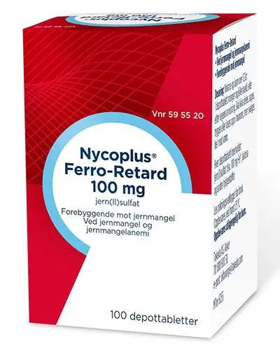 Ferro-Retard 100mg depottabletter